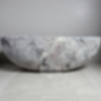 Carved Imported Arabascato Marble Bathtub