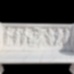 carved marble bench